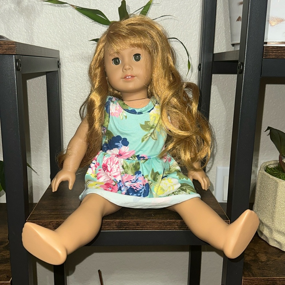 American Girl Doll Mary Ellen Larkin 18" Beforever‎ Historical 1950s